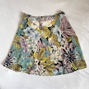 Jonathan Martin Tropical Floral Mini Skirt - Multicolor